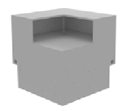 Rack-barrier corner external "Barrier C+", mark "SPEKTR LLC".
