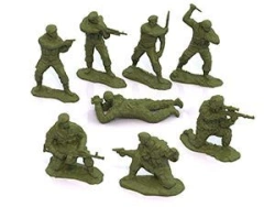 Soldiers of Russian Airborne Forces (8 pcs. in a small transparent box)