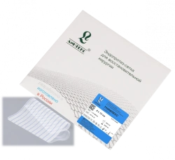 Endoprosthesis-mesh polymer meshes for reconstructive surgery "Lintex", sterile according to TU 9393-005-56257679-2006 - UNIFLEX