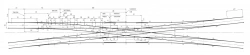 Crossing of P50 type P50 of 2/9 gauge 1520 mm with 4,0 m track spacing for metro lines of the project 2099.00.000-07