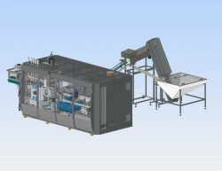 PET container blowing machine model A-4000-4