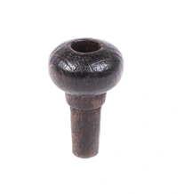Pin with non-through hole in the head, brown