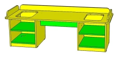 Didactic table "Multifunctional", Art. SStoDi-08