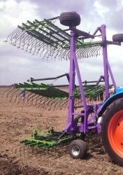 Spring-tooth weeding harrow CACTUS-9PV