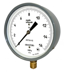 Indicating pressure gauges for precise measurements MPTI