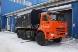 Mobile steam generating unit type 5098H6, chassis KAMAZ 43502-D5