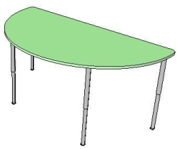 Semicircular table r.n. (0-3) FN.MDU.01.18.00.00.00.00