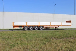 Four-axle flatbed semi-trailer, (intended for transporting dangerous goods), modification FSA-544BA