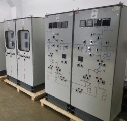 Relay protection and automation cabinet with rated current up to 250A
