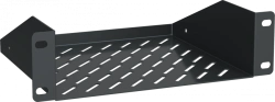 RS05-200P-LWS ITK Cons. shelf 1U deep. 200mm for 10" LINEA WS cabinet black