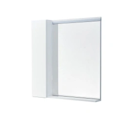 Mirror cabinet Aquaton Renee 80 white, walnut 1A222502NRC801.A222.5.02N.RC8.0