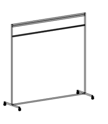Metal coat rack