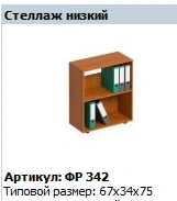 "Formula" Low shelf unit article FR 342