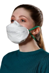 Filtering half-mask for protection against aerosols with additional protection against vapours and gases - respirator "Lepestok-