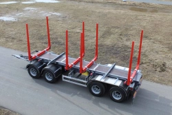 Four-axle sorting trailer, modification TRA-564