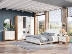 Bari LD.698190.000 Double door wardrobe with mirror