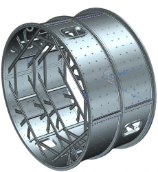 Drum housing assembly 1340.07.000