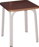 Stool on metal frame