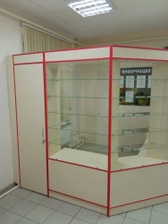 Rack showcase for trade enterprises of IE Avdeev D.A. brand.