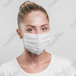 Disposable three-layer medical mask