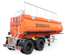 Semi-trailer tank trailer for petroleum products PPP NEFAZ 96742, with axle units manufactured by PJSC NEFAZ (axles: 96742-24101