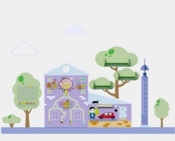 Decorative and developmental panel "Family Budget" PFG-0SB