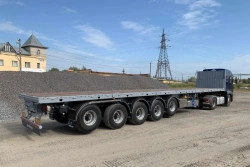 Flatbed semitrailer flatbed five-axle SP-585