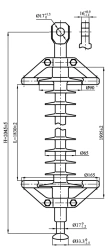 Insulator LK 70/220-2SP