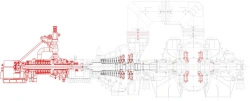 Set of items for technical modernisation of T-100/120-130-2 turbine