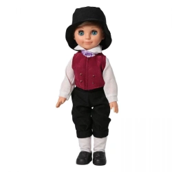 Plastic doll Boy in Norwegian costume 30 cm, B3919