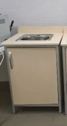 Laboratory bench with sink TV-SLTM-03.01
