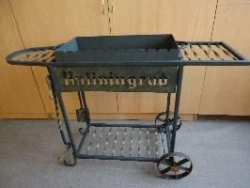 Garden brazier with forging elements 900x1100x800MM steel 4MM