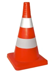 KS-2.6.1 Signal cone 520 mm, elastic, combined with 1 white matt and 1 white s/o strip of 80 mm each.