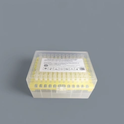 Polymer tip non-sterile disposable to pipette pipettes with filter 200 µl. in a rack 96 pcs.