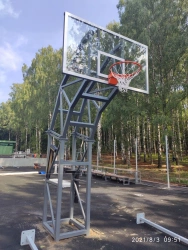 Basketball rack stationary
