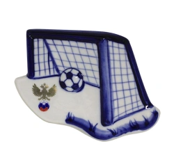 Souvenir Magnet Football goal porcelain 115x87x12MM
