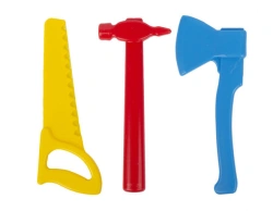 Game "Carpenter's set" 3pr. (hacksaw, axe, hammer)