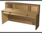 Issuing chair straight module 2000x700x1100 mm