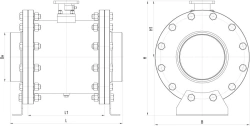 Ball shut-off valve ATEK.491284.597