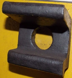 Terminal of separate rail fastening of PK type