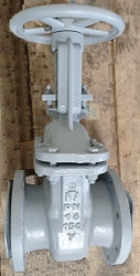 Steel wedge gate valve with sliding spindle with handwheel RN 1,6 MPa DN 150