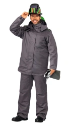 Men's costume model ZEVS-PLUS-2 (jacket, trousers with straps) for protection against elevated temperatures and mechanical effec