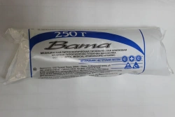 Cotton hygienic hygienic non-sterile medical cotton wool according to GOST 5556-81 packed: in rolls of 250g. RU NO. FSR 20