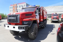 Foam extinguishing fire fighting vehicle APT 6,0-60 (4320), on chassis Ural 4320-6951-70, 4320-6951-72, 4320-6951-74, 4320-6951-