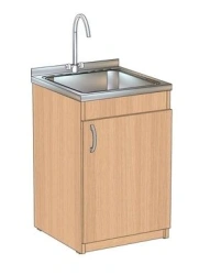 Bollard sink with sanitary ware 500*500*760 mm TMS