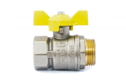 Brass ball valve LD Pride 47.25.B-H.B.GAS