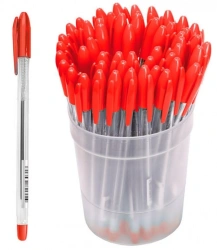 Ballpoint pen "VeGa" red 0,7mm oil-based pen stem 0,7mm