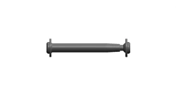 Locking tie screw, length 65 to 105 mm, in 5 mm increments, article number 26.51.XXX