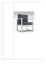 Armchair chair "Hotel"