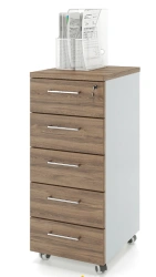 Mobile cabinet ZAMM 5 drawers with central locking system